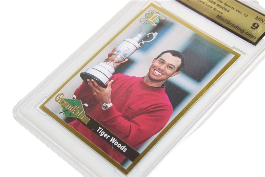Tiger Woods GrandSlam 2001 Legends Sports Vol. 13 Card MINT 9 #31036085