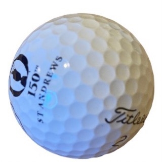 Adam Scott Signed 2022 The 150th OPEN at St. Andrews Logo Titleist Golf Ball JSA ALOA