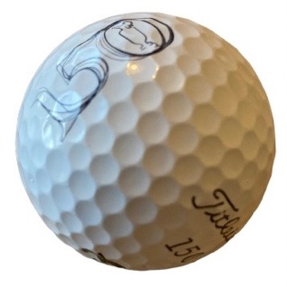 Scottie Scheffler Signed 2022 150th Open Championship Logo Titleist Golf Ball