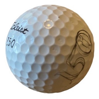 Scottie Scheffler Signed 2022 150th Open Championship Logo Titleist Golf Ball