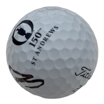 Ernie Els Signed 2022 Open Championship at St Andrews Logo Titleist Golf Ball - 150th