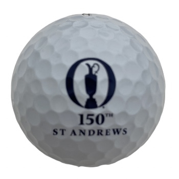 Tony Finau Signed 2022 Open Championship at St Andrews Logo Titleist Golf Ball - 150th JSA ALOA