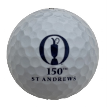 Tony Finau Signed 2022 Open Championship at St Andrews Logo Titleist Golf Ball - 150th