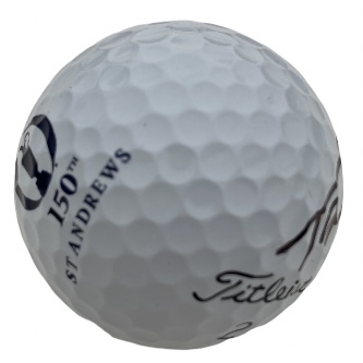 Tommy Fleetwood Signed 2022 Open Championship at St Andrews Logo Titleist Golf Ball - 150th
