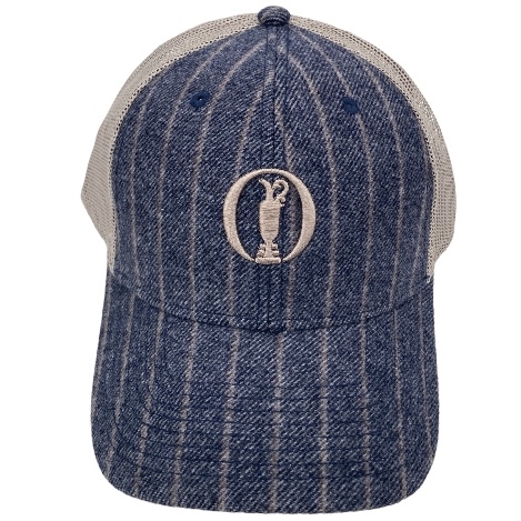 2022 150Th Open Championship Blue And Grey Striped Claret Jug Hat