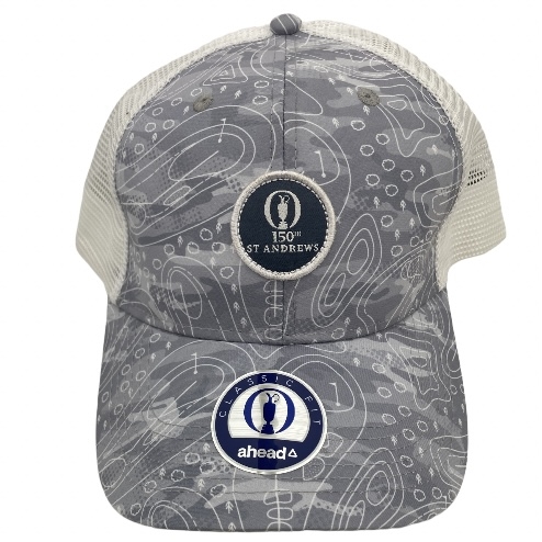 2022 150th Open Championship at St. Andrews Grey Camo Mesh Back Hat