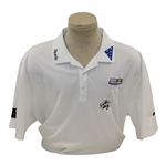 John Daly Signed Personal Match Worn White Golf Shirt with Sponsors JSA ALOA