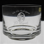 Chi-Chi Rodriguezs Personal El Legado Festival Of Golf 3rd Place Glass Bowl Trophy