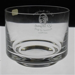 Chi-Chi Rodriguez's Personal El Legado Festival Of Golf 3rd Place Glass Bowl Trophy