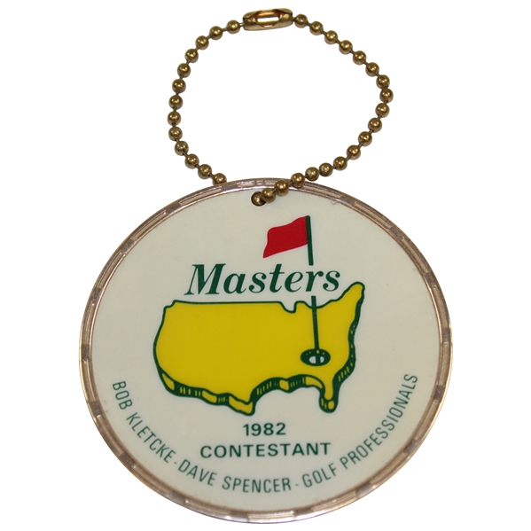 Lanny Wadkins 1982 Masters Contestant Bag Tag