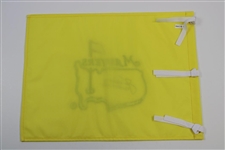 Jack Nicklaus Signed Undated Masters Embroidered Flag With Years Won JSA ALOA