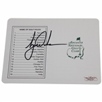 Tiger Woods Signed Augusta National Golf Club Scorecard JSA #B48725