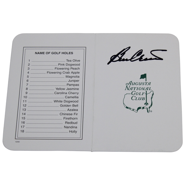 Ben Crenshaw Signed Augusta National Golf Club Scorecard JSA ALOA