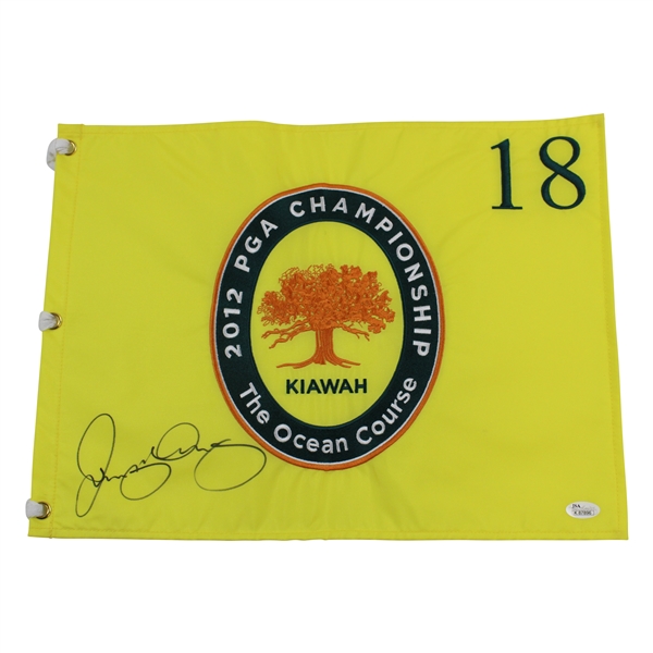 Rory McIlroy Signed 2012 PGA Championship at Kiawah Island Embroidered Flag #K87896