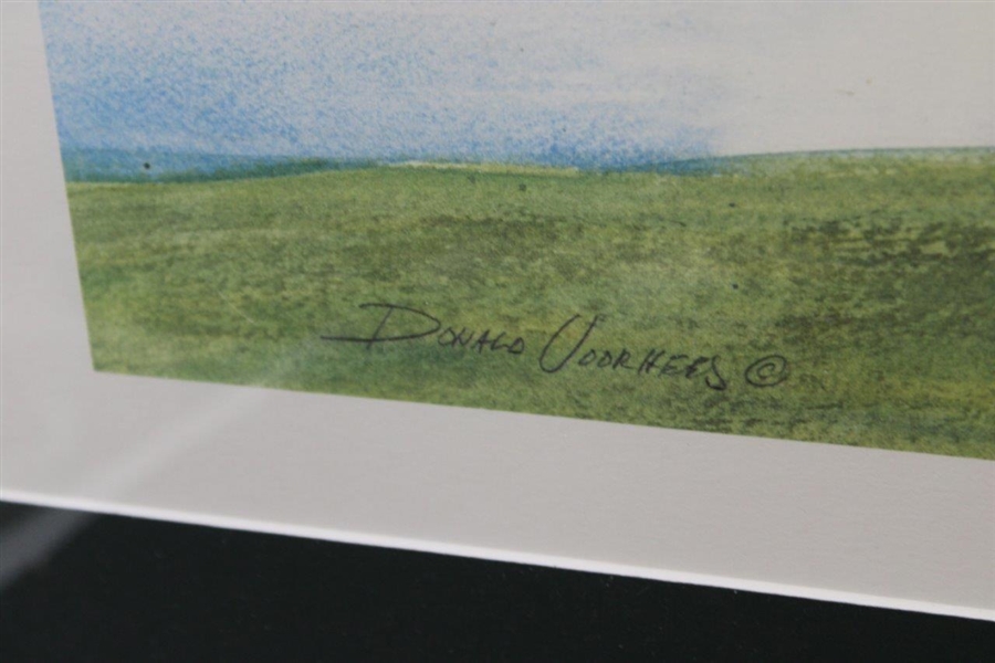 Ltd Ed 'Good Shot' Augusta National Hole #16 Print Signed by Artist - Framed