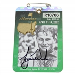 Tiger Woods Signed 2002 Masters SERIES Badge #R10706 JSA FULL #XX60326