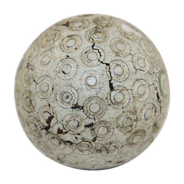 Seldom Seen 1920's Capon Heaton Ring Pattern Golf Ball
