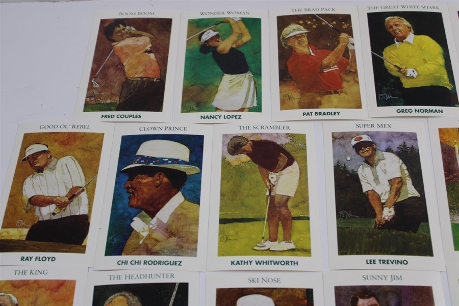 Complete Ltd Ed Set of Mueller'S Golf'S Greatest Golf Cards in Original Box