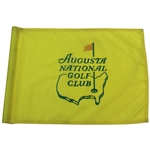 Augusta National Golf Club Course Flown Flag - Yellow