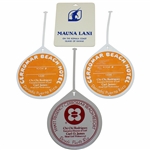 Chi-Chi Rodriguezs Personal Group of Four (3) Bag Tags - Mauna Lani, Cerromar Beach (x2), & Dorado