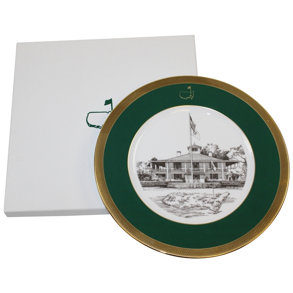 1996 Masters Tournament Lenox Commemorative Member Plate #10 with Original Box