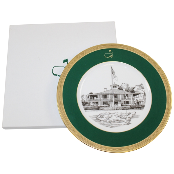 1997 Masters Tournament Lenox Commemorative Member Plate #11 with Original Box