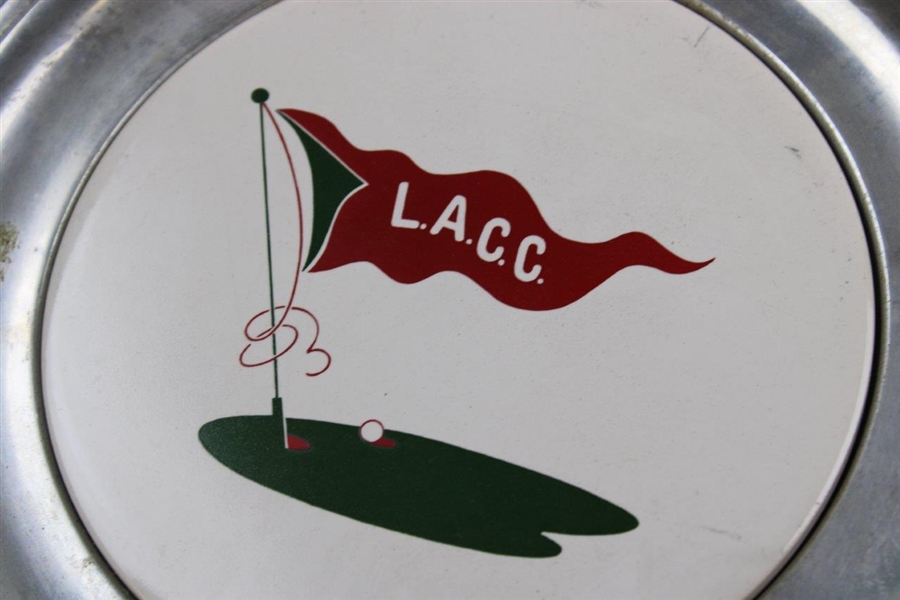 The Los Angeles Country Club L.A.C.C. Sartori Invitational Pewter Plate