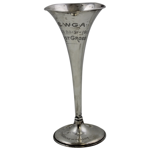 S.C.W.G.A First Gross Trophy April 20-21 1911 Won By Kathrine W. Mellus