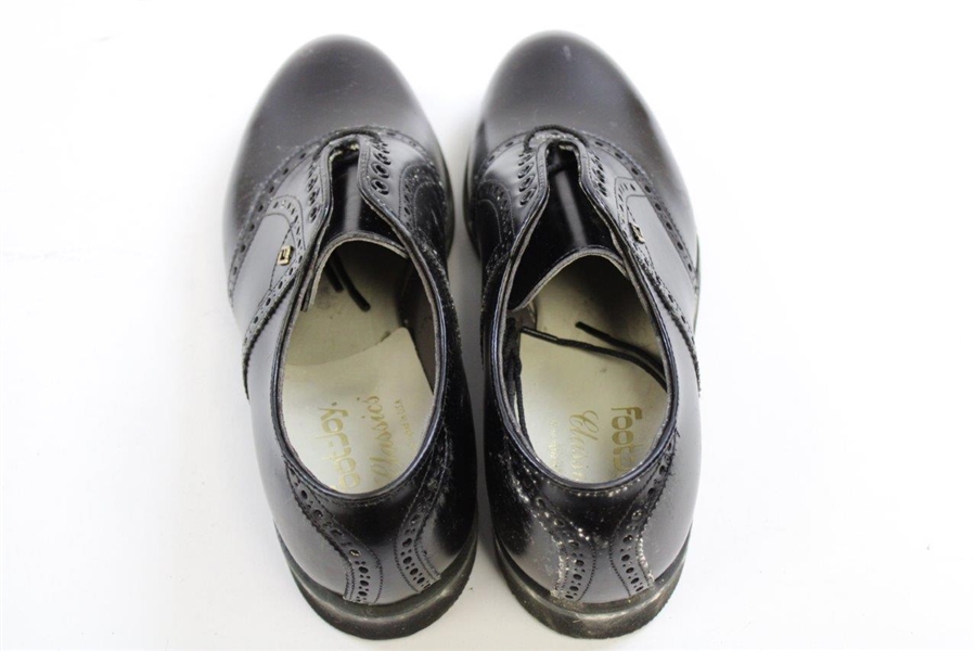 Chi-Chi Rodriguez's Personal FootJoy Classics Black Unused Golf Shoes