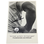 Arnold Palmer Signed Bay Hill Club Postcard JSA ALOA
