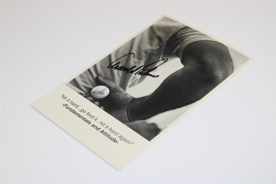 Arnold Palmer Signed Bay Hill Club Postcard JSA ALOA