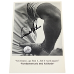 Arnold Palmer Signed Bay Hill Club Postcard JSA ALOA
