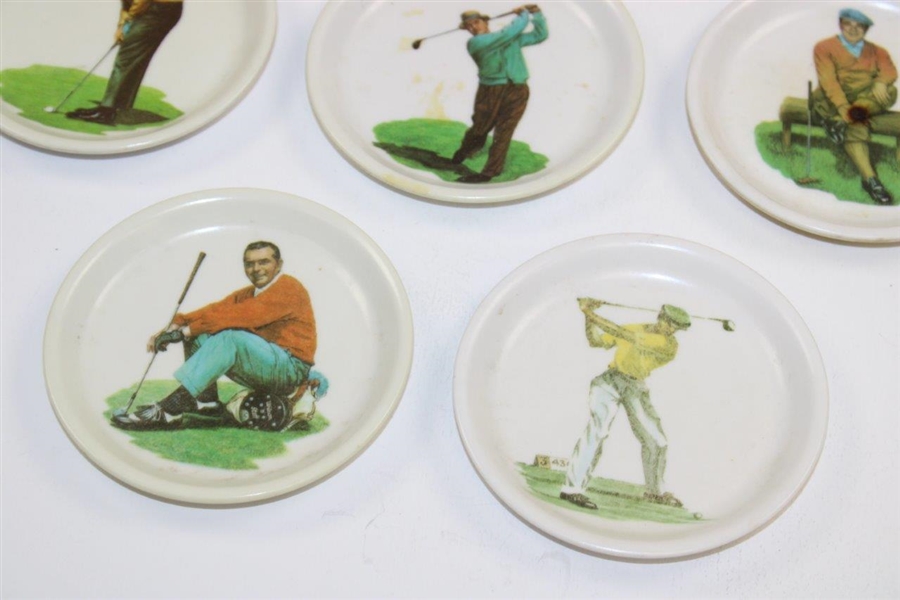Eight (8) Classic Golf Legends Wilson Plates