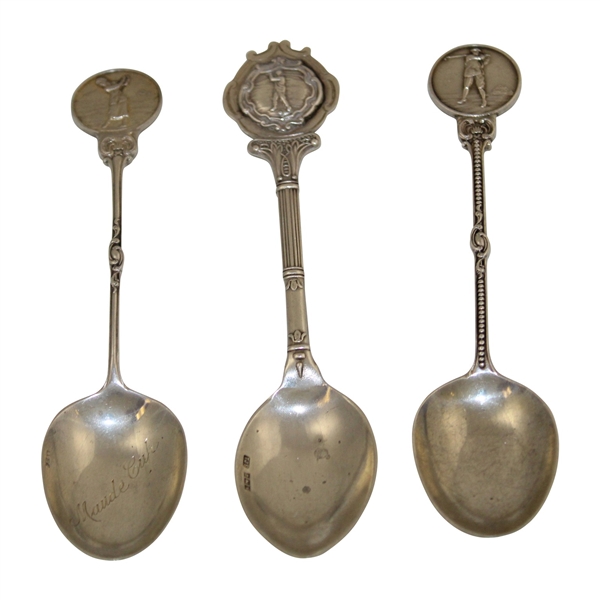 3 Golfers Swinging Spoons