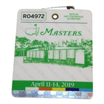 2019 Masters Tournament SERIES Badge #R04972 - Tiger Woods Winner