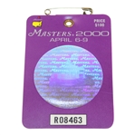 2000 Masters Tournament SERIES Badge #R08463 - Vijay Singh Winner
