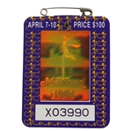 1994 Masters Tournament SERIES Badge #X03990 - José María Olazábal Winner