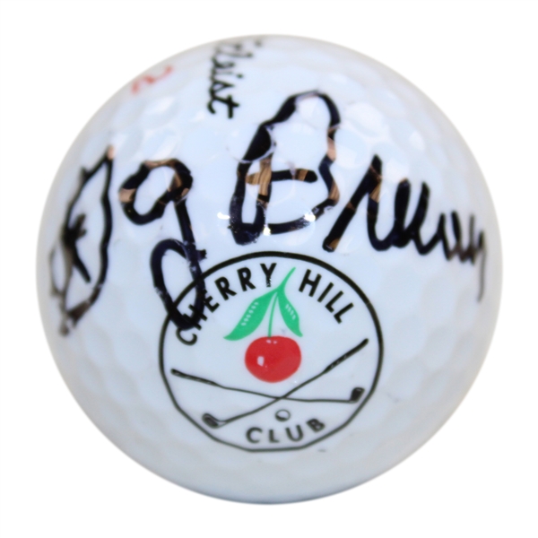 Gay Brewer Signed Cherry Hill Club Logo Golf Ball - 72 Canadian Open Site JSA ALOA
