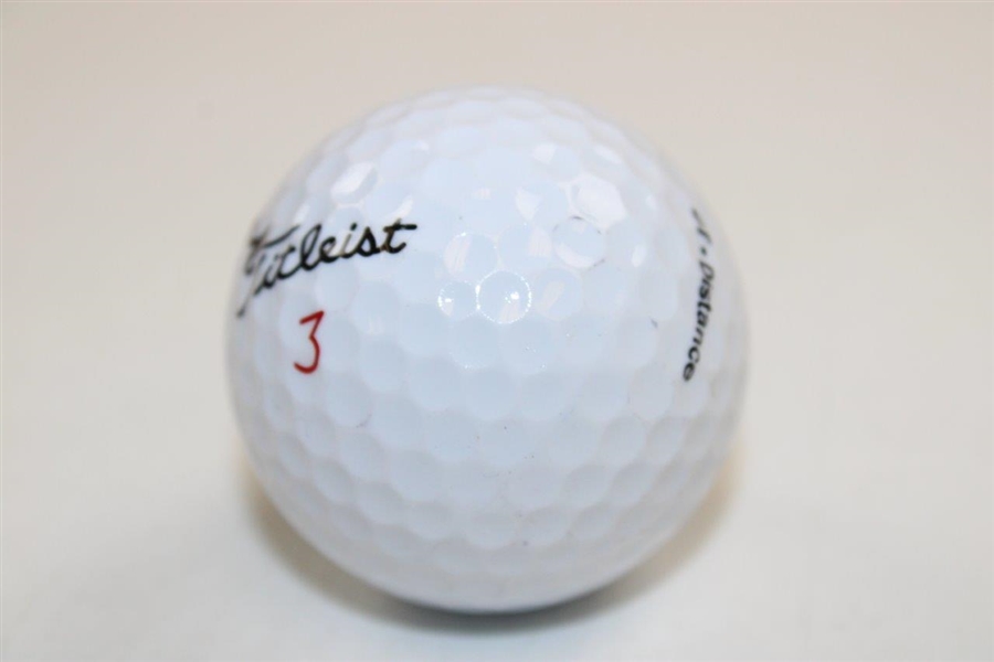 Gay Brewer Signed Masters Logo Golf Ball JSA ALOA