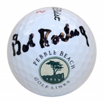 Bob Rosburg Signed Pebble Beach Golf Links Logo Golf Ball - Site of 61 Bing Crosby Win JSA ALOA