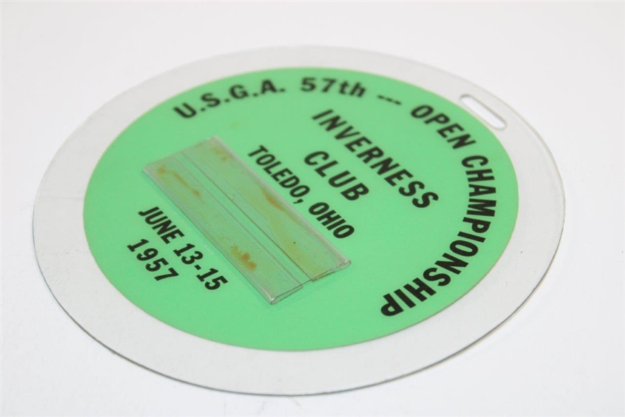 1957 US Open Player Bag Tag