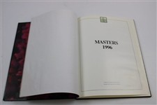1996 Masters Tournament Green Annual Book - Nick Faldo Winner