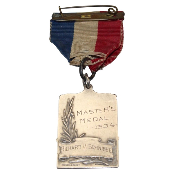 1934 Sterling Medal with Bobby Jones Image