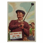 Ben Hogan The Mirror "New Golf King" Card