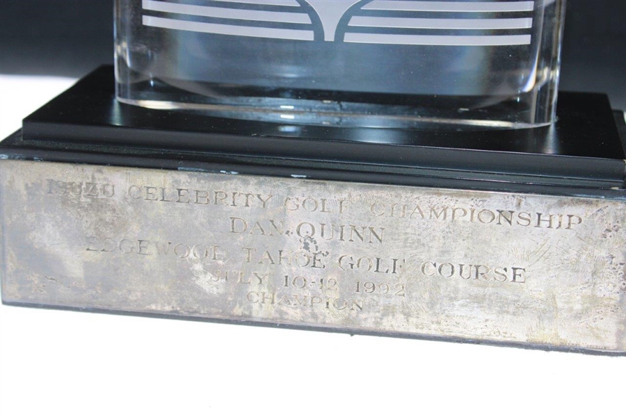 1992 Celebrity Golf Championship Winner’s Trophy Won by Dan Quinn