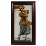 Original Oil on Panel Joyce Weathered Painting by Artist Robert Fletcher - Framed