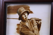 Original Oil on Panel Joyce Weathered Painting by Artist Robert Fletcher - Framed