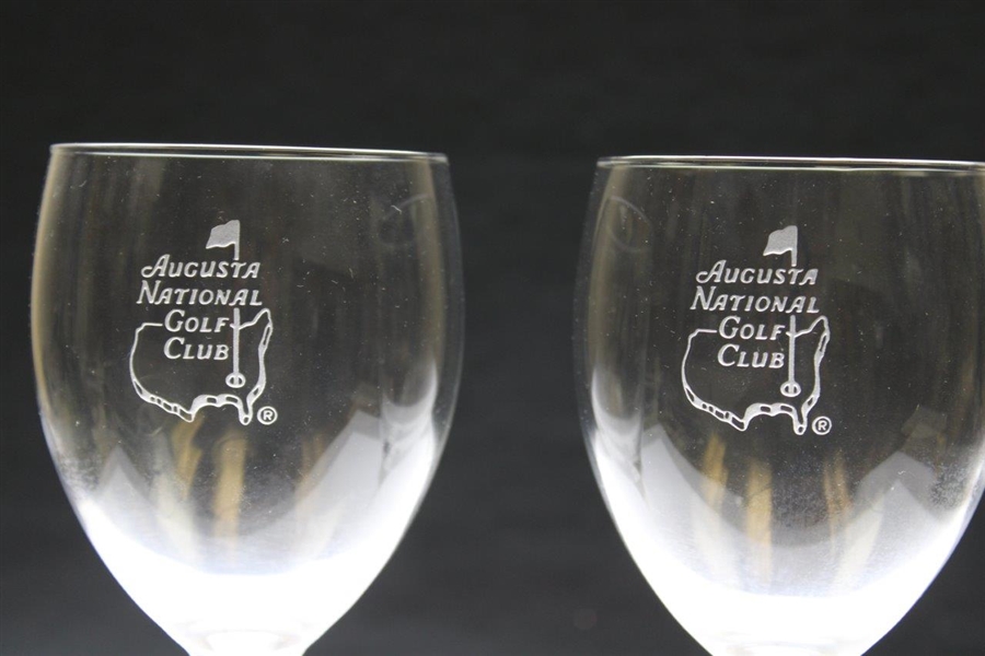 Pair of Augusta National Golf Club Member Wine Glasses
