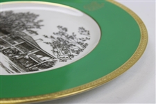Augusta National Clubhouse Wedgwood Bone China Ltd Ed Plate #110 - Gifted to Bobby Jones' Son Robert Tyre III