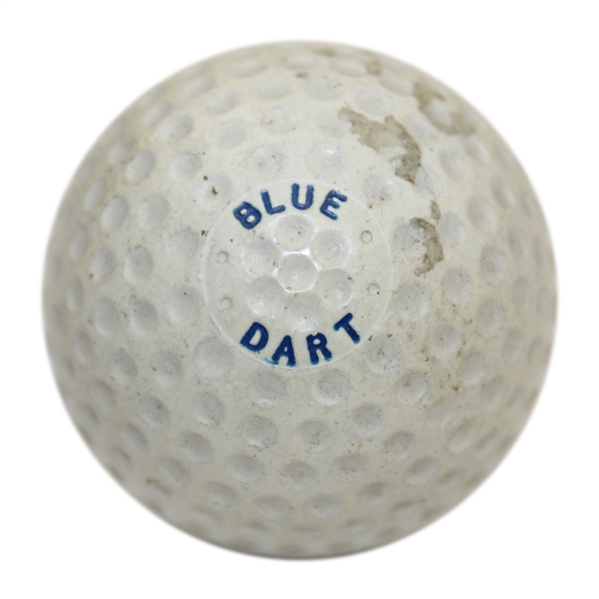 Circa 1920 Blue Dart Small Dimple Pattern Holmac Golf Ball